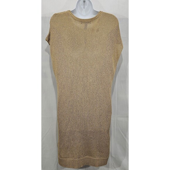 NEW Ralph Lauren Tunic Sweater Khaki Open Knit Dolman Sleeve Womens 2X Coastal - Picture 2 of 12